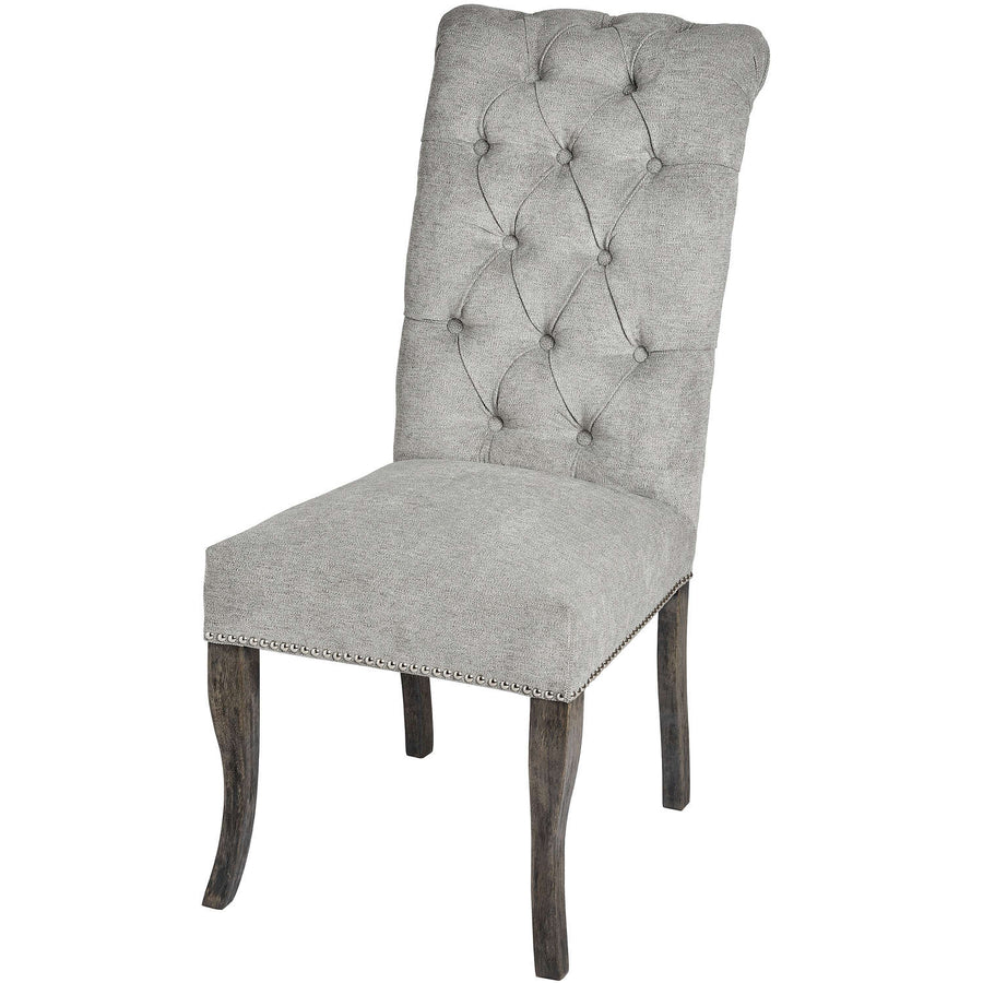 18331 - Coa Living Silver Roll Top Dining Chair With Ring Pull - Coa Living