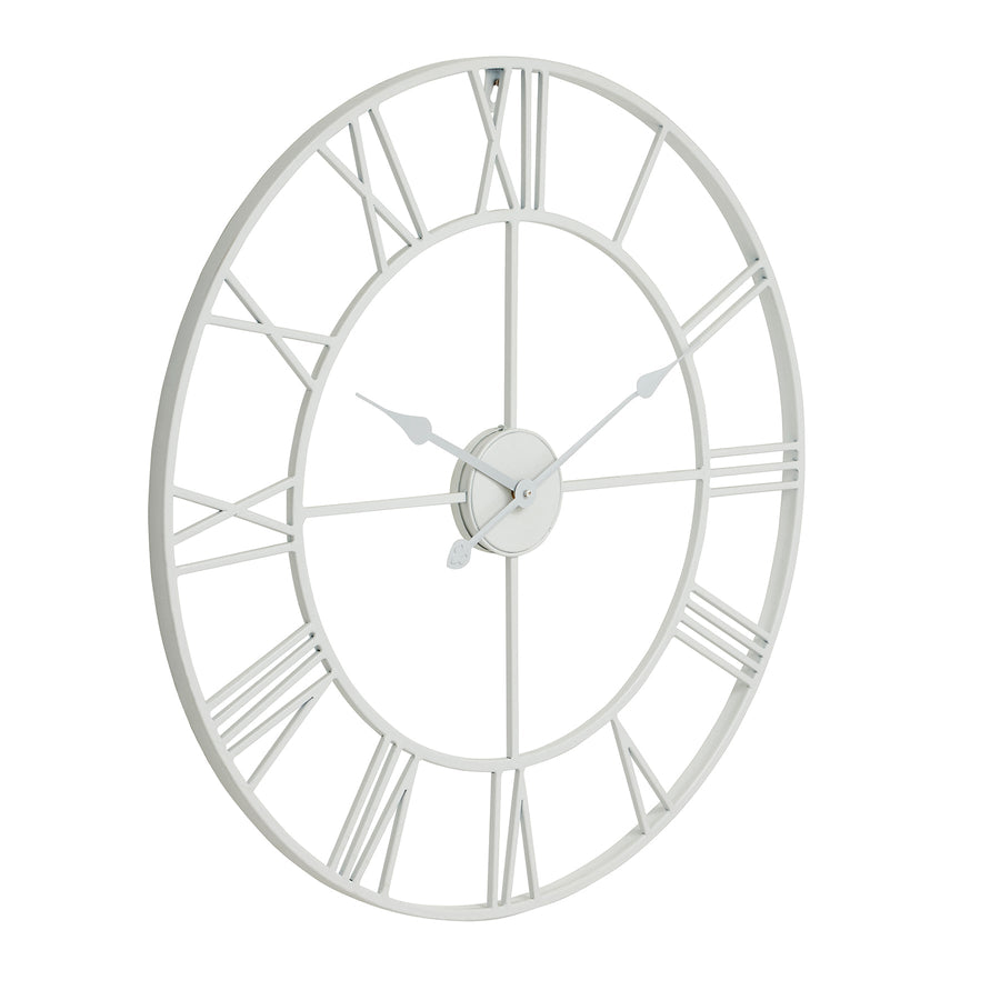 21623 - Coa Living White Skeleton Wall Clock - Coa Living