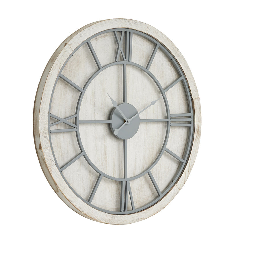 21649 - Coa Living Williston White Wall Clock - Coa Living