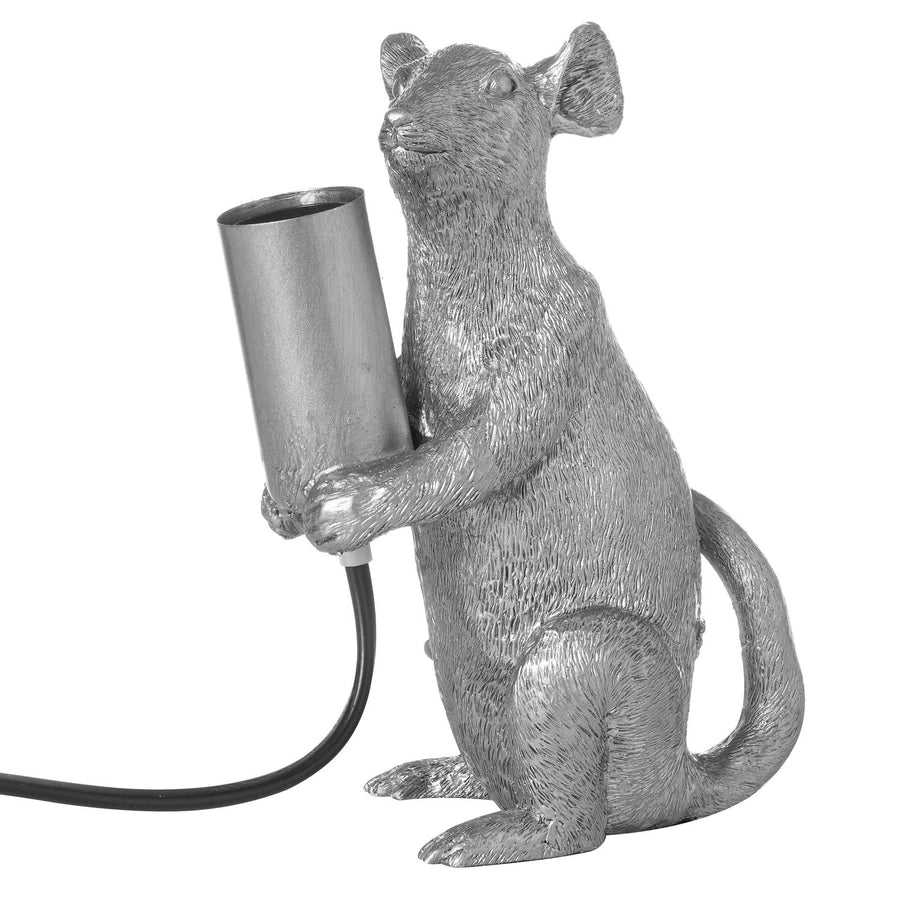 21660 - Coa Living Marvin The Mouse Silver Table Lamp - Coa Living