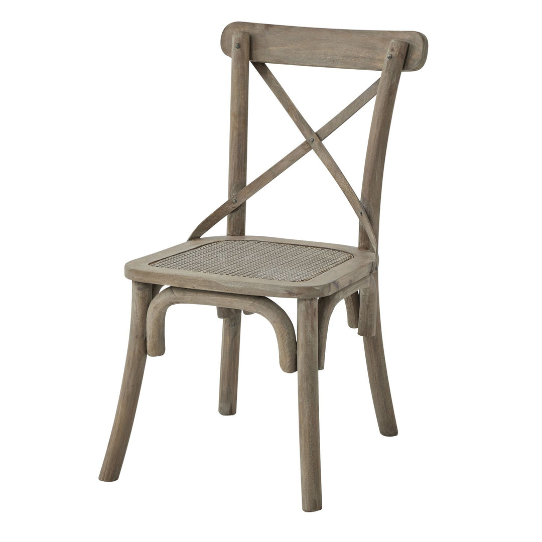 22698 - Coa Living Copgrove Collection Cross Back Chair With Rush Seat - Coa Living