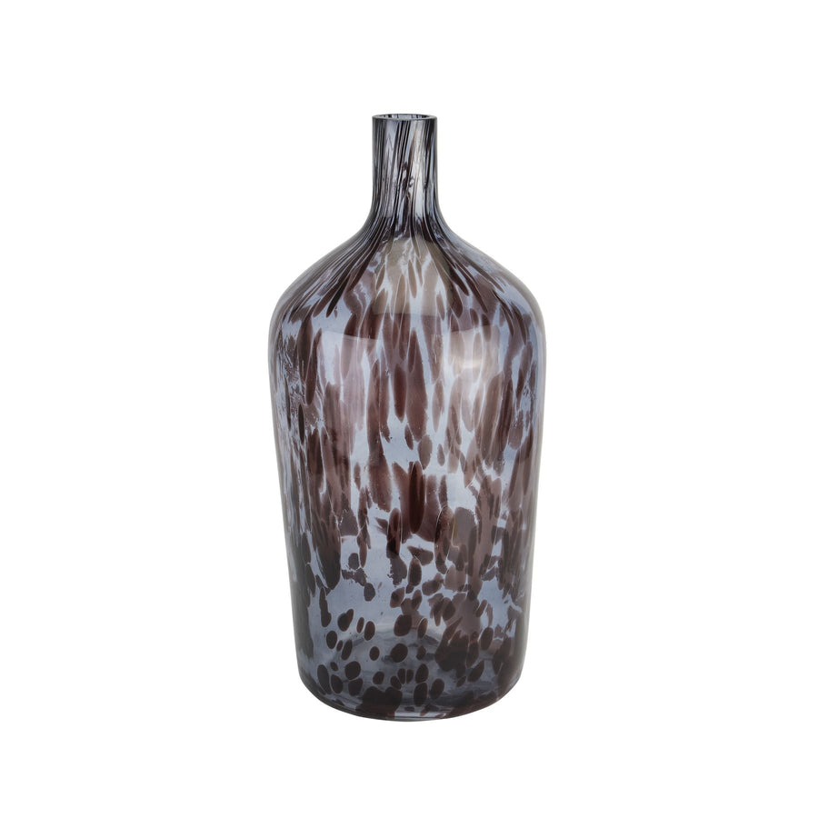 22757 - Coa Living Black Dapple Bottle Vase - Coa Living