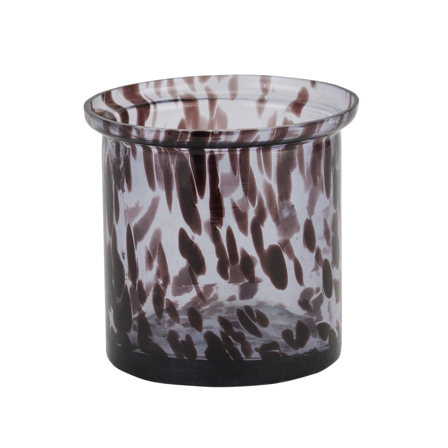 22774 - Coa Living Black Dapple Candle Holder - Coa Living