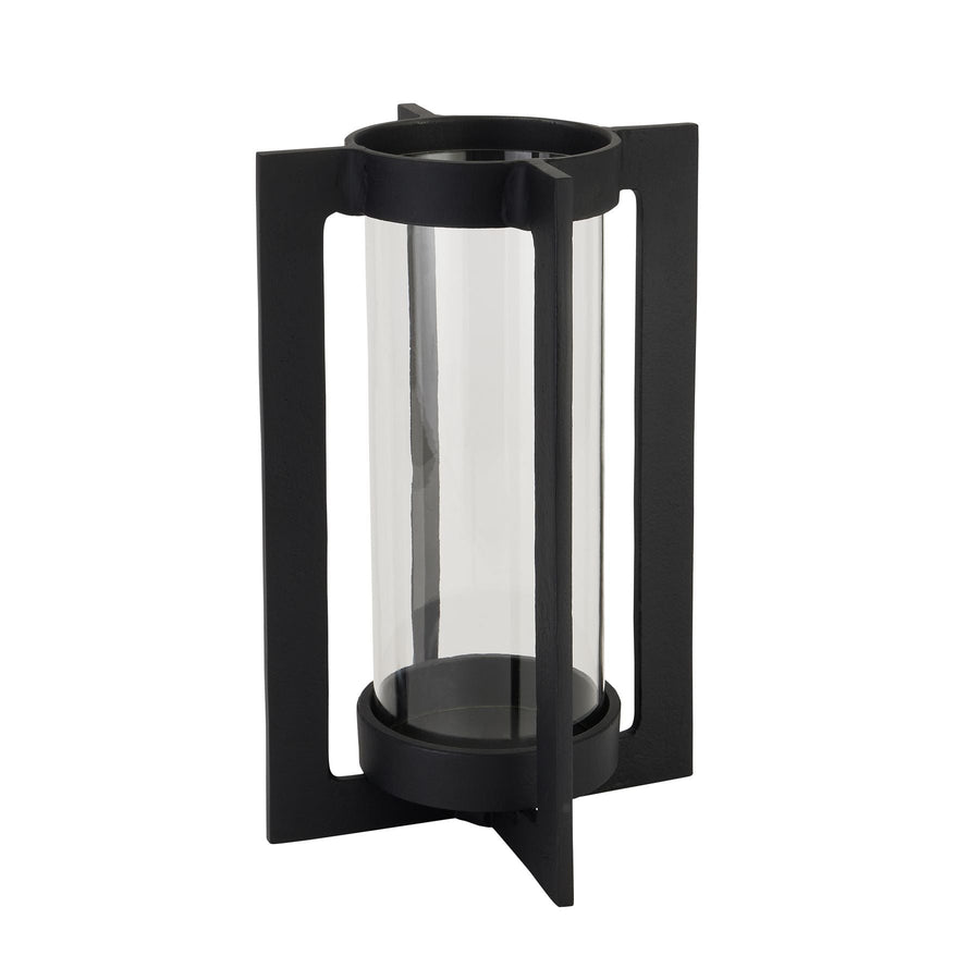 22787 - Coa Living Black Hurricane Lantern - Coa Living