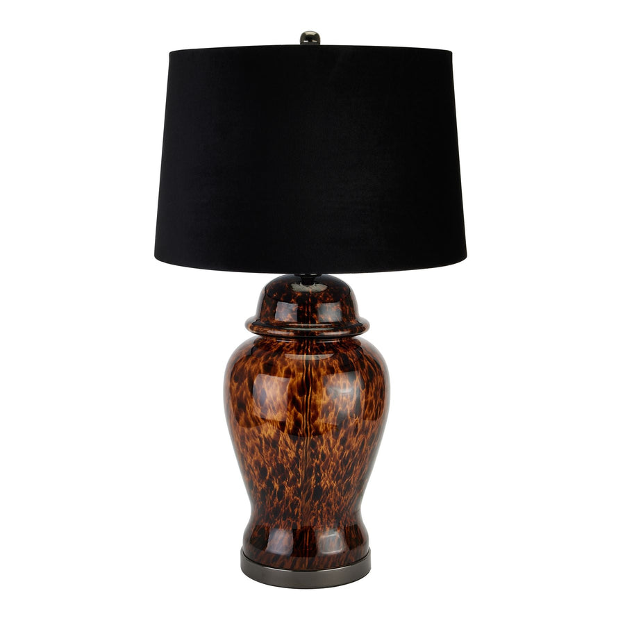 22792 - Coa Living Amber Dapple Acanthus Lamp - Coa Living