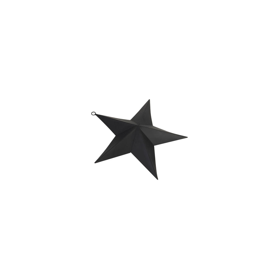 22869 - Coa Living Matt Black Convexed Medium Star - Coa Living