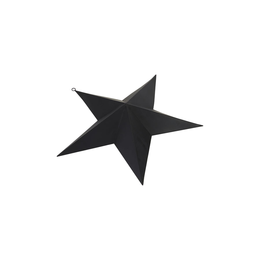 22870 - Coa Living Matt Black Convexed Large Star - Coa Living