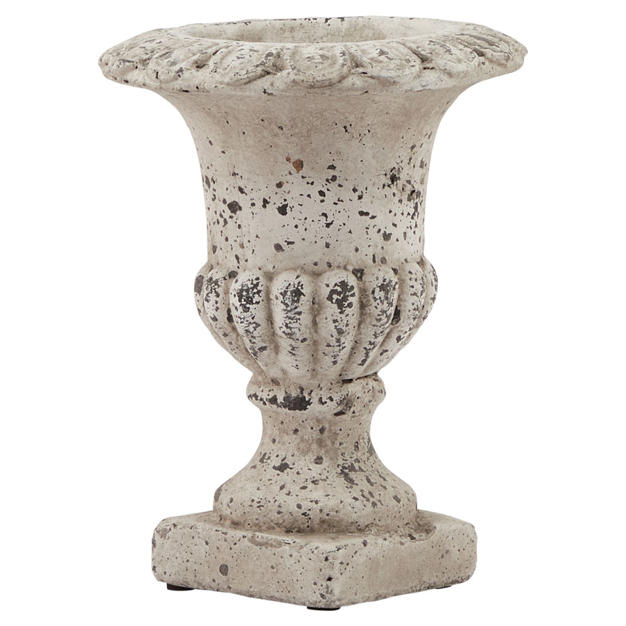 22985 - Coa Living Large Fluted Stone Ceramic Urn - Coa Living