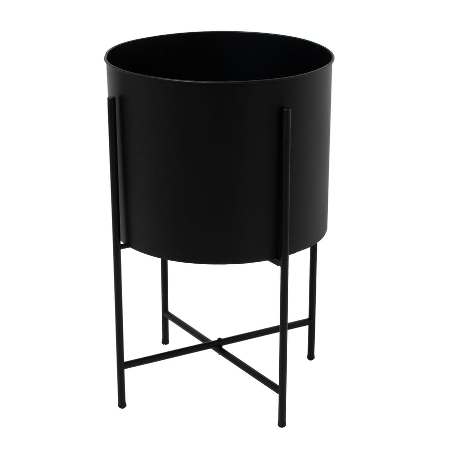 23096 - Coa Living Large Matt Black Planter On Frame - Coa Living