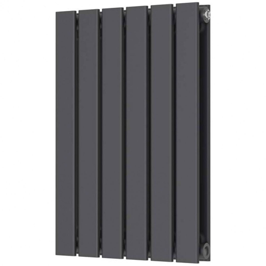 AM00268 - Amara Figgy Double Panel Horizontal Radiator in Anthracite - Coa Living