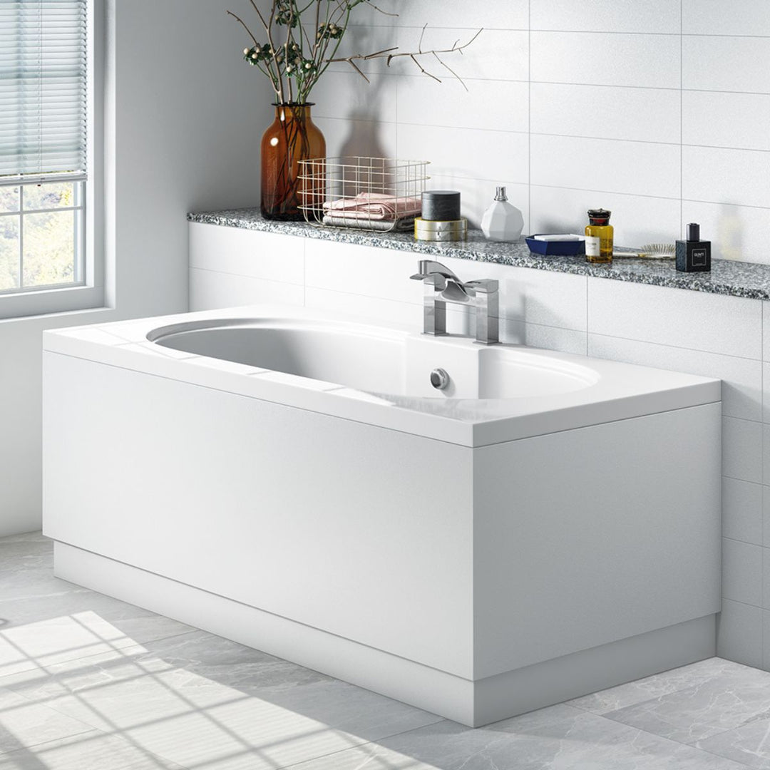 AM00382 - Amara End Bath Panel in Gloss White 800 - AM00382 800 - Coa Living