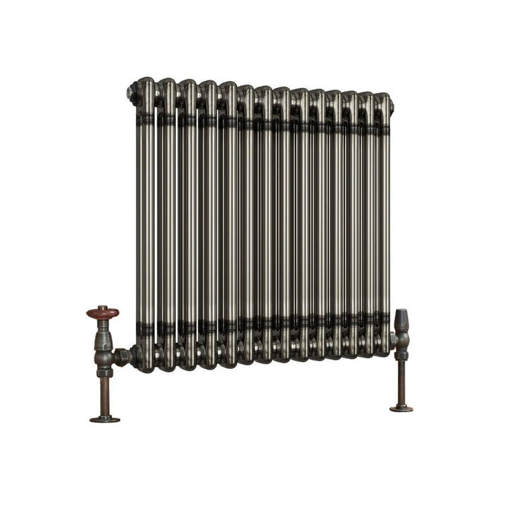 AM00615 - Amara 2 Column Horizontal Radiator in Lacquered Raw Metal - Coa Living