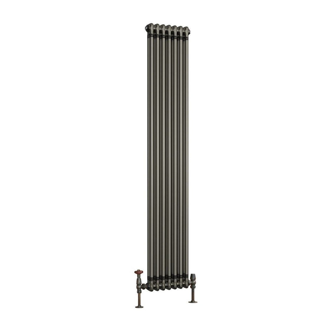 AM00619 - Amara 2 Column Vertical Radiator in Lacquered Raw Metal - Coa Living