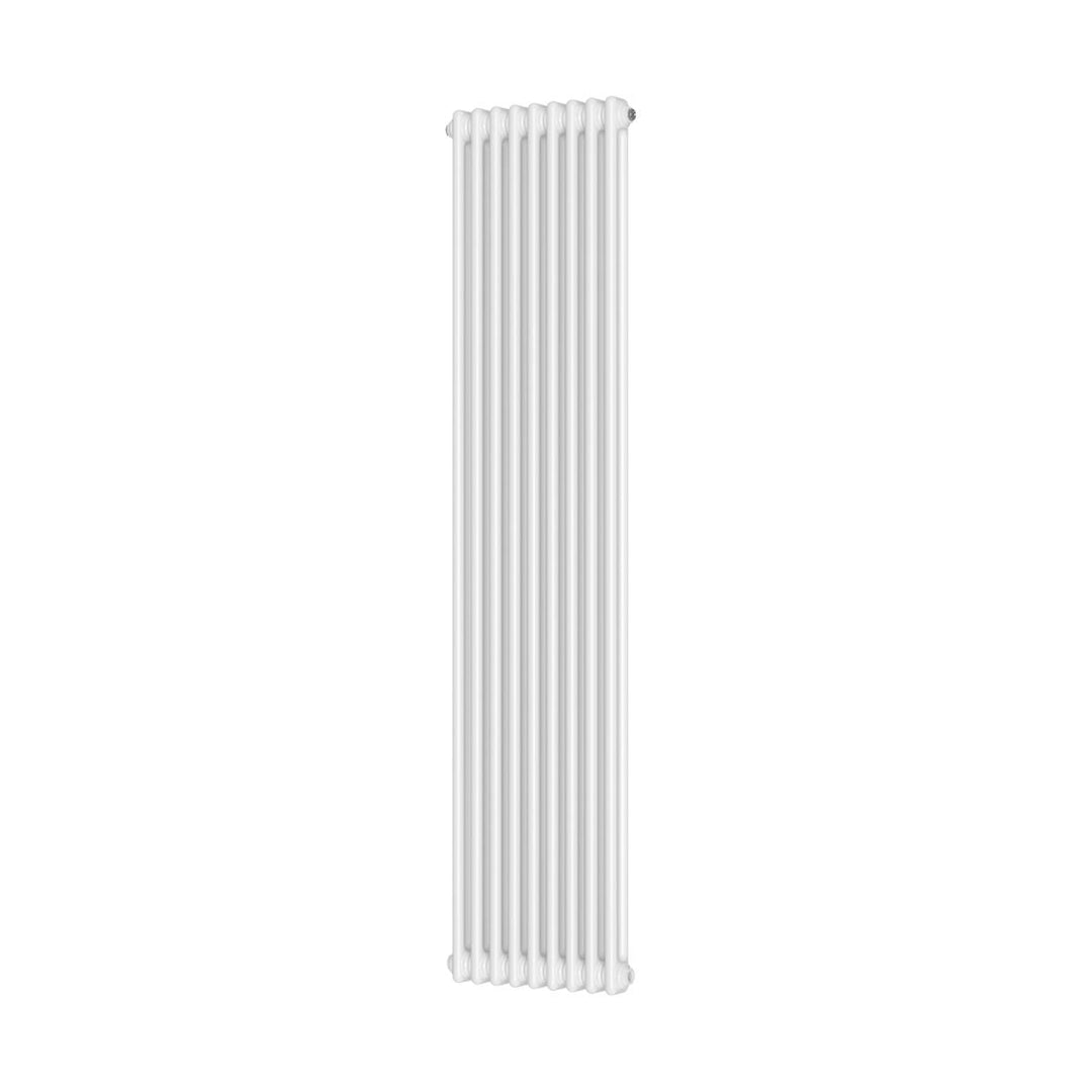 AM00633 - Amara 2 Column Vertical Radiator in White - Coa Living