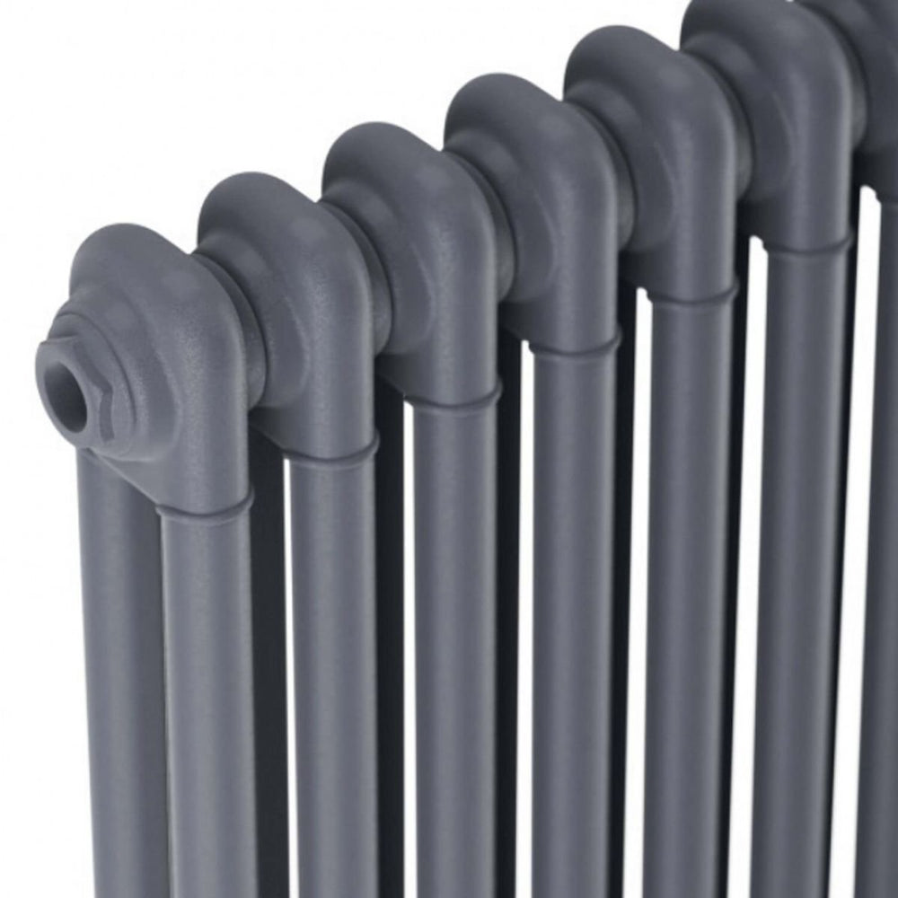 AM00652 - Amara 2 Column Horizontal Radiator in Anthracite - Coa Living