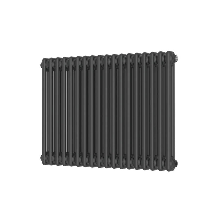 AM00652 - Amara 2 Column Horizontal Radiator in Anthracite - Coa Living