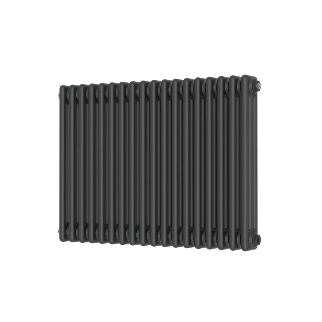 AM00669 - Amara 3 Column Horizontal Radiator in Anthracite - Coa Living