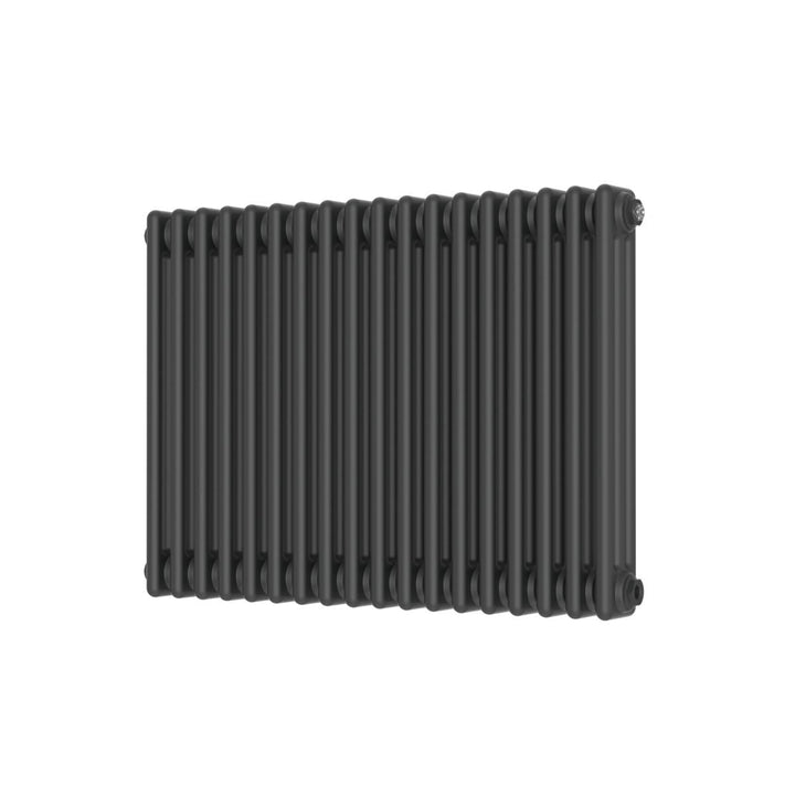 AM00669 - Amara 3 Column Horizontal Radiator in Anthracite - Coa Living