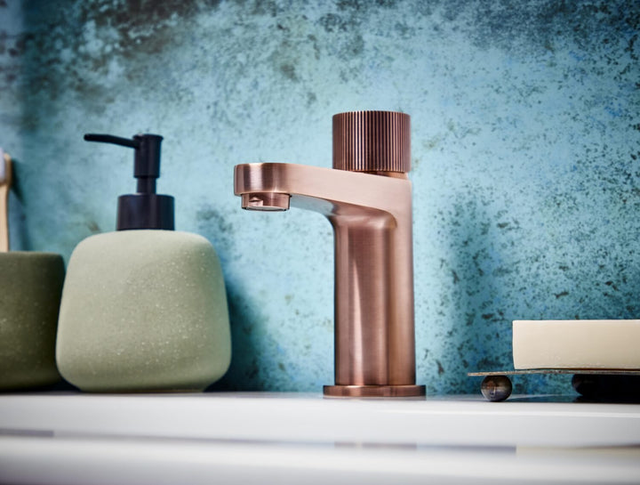 AM00930 - Amara Star Mono Basin Mixer in Brushed Bronze - Coa Living