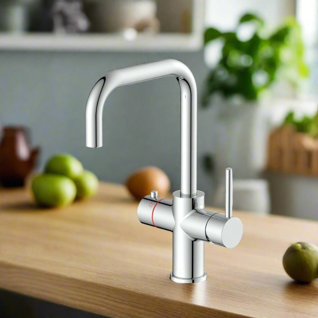 AM02140 - Amara Roecliffe U Spout Boiling Water Tap Pack in Chrome - Coa Living