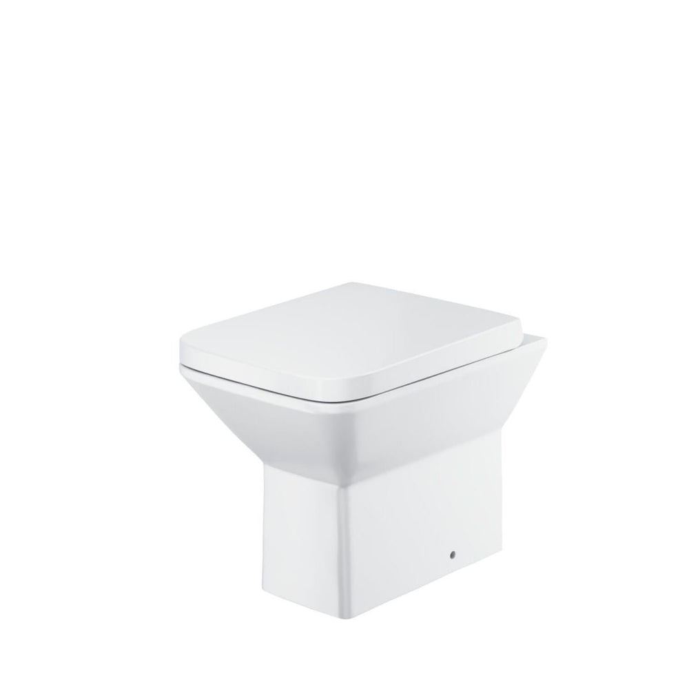 '- Amara Pateley Rimless Back To Wall Toilet & Soft Close Seat - Coa Living