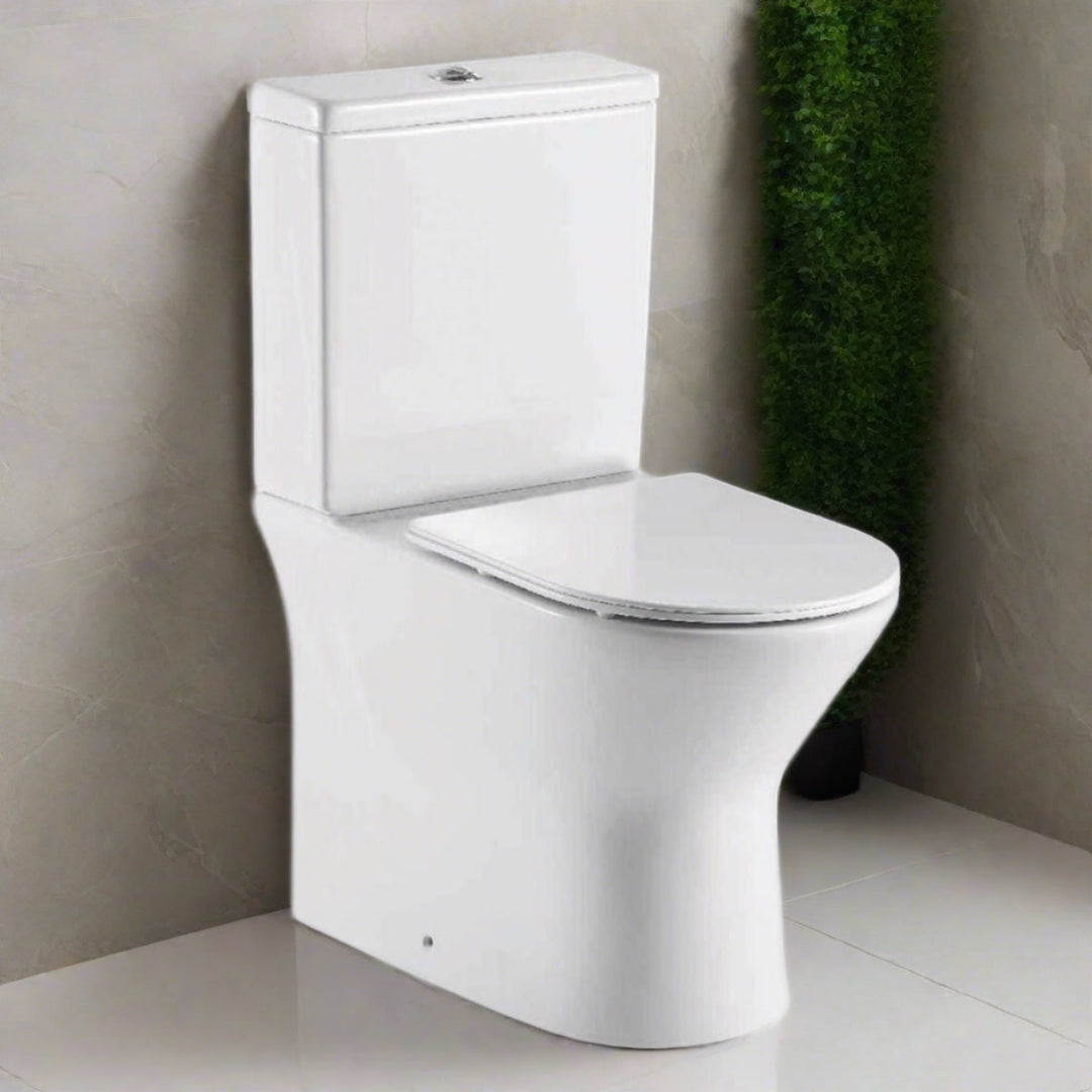 '- Amara Pickering Close Coupled Closed Back Toilet in White - Coa Living