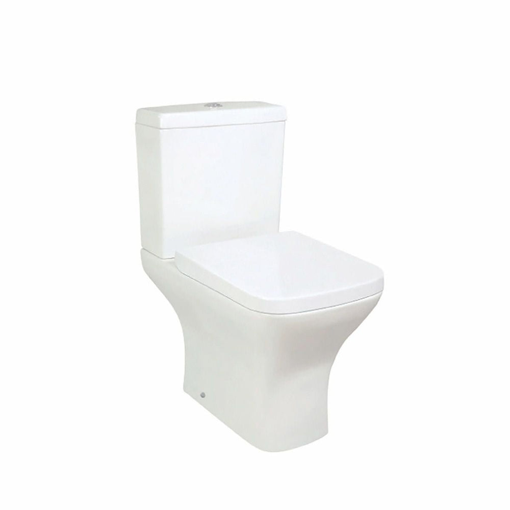 '- Amara Skipton Rimless Open Back Close Coupled Toilet with Seat - Coa Living