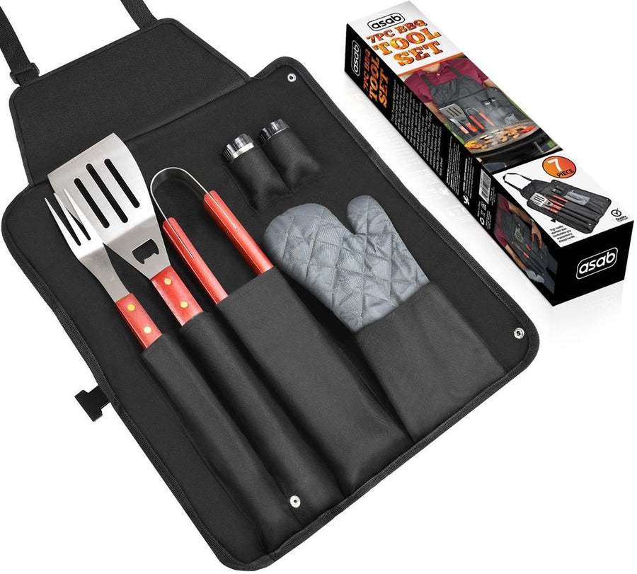 AS - 03737 - ASAB 7pc BBQ Tools Set - Coa Living