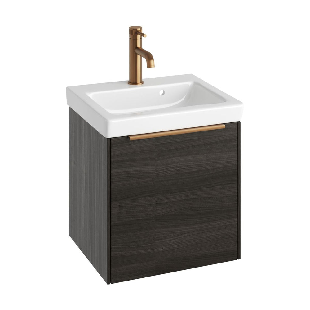 AURA0009 - Aura Skye 45cm Cloakroom Vanity Unit and Basin in Lava - Coa Living