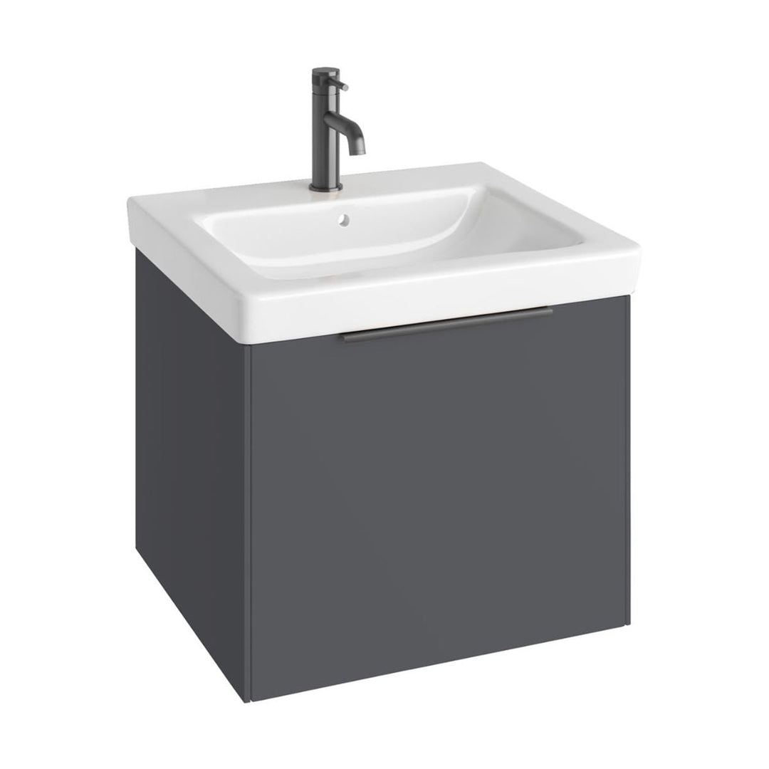 AURA0022 - Aura Skye 60cm Vanity Unit and Basin in Matt Anthracite - Coa Living