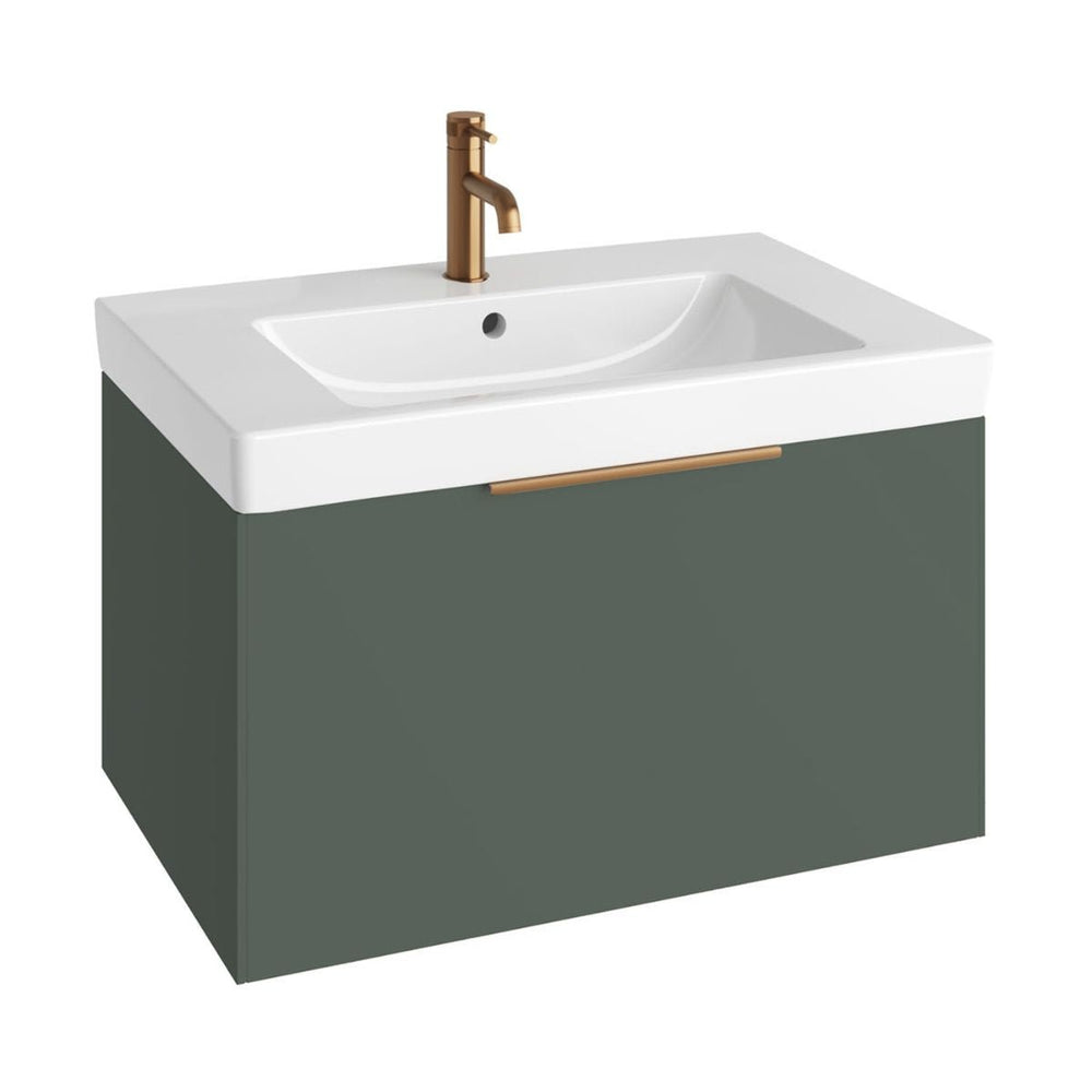 AURA0026 - Aura Skye 80cm Vanity Unit and Basin in Sage Green - Coa Living