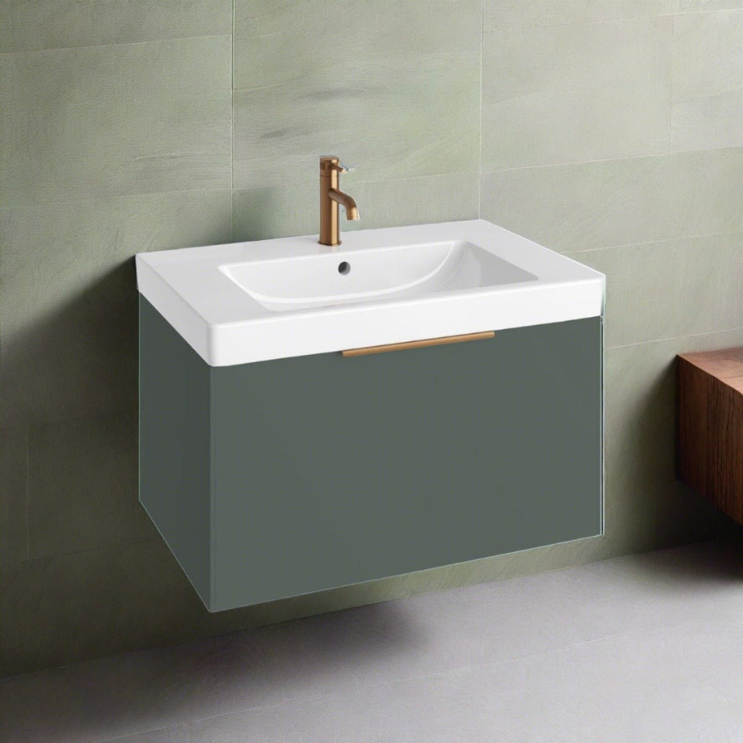 AURA0026 - Aura Skye 80cm Vanity Unit and Basin in Sage Green - Coa Living