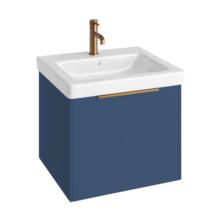 AURA0028 - Aura Skye 60cm Vanity Unit and Basin in Ocean Blue - Coa Living