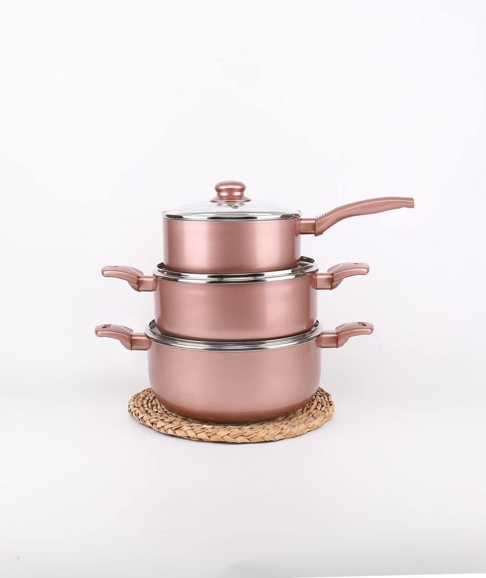 S036676180 - 8pc Rose Gold Pan Set - Coa Living