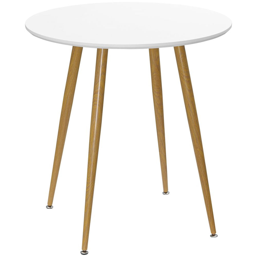 S0671079810 - Round Dining Table Matte Top Metal legs, Kitchen Table for 2 People - Coa Living