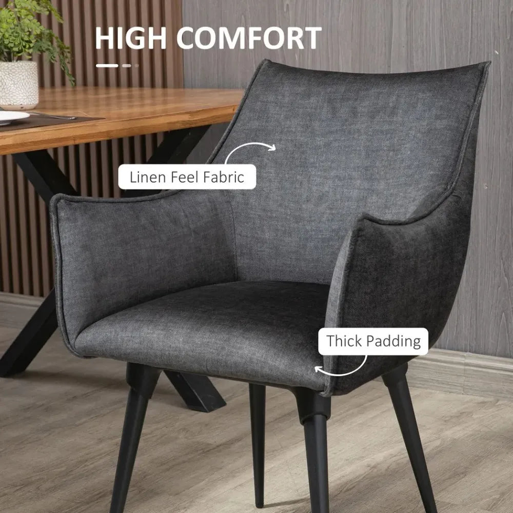 S0671102976 - Modern Armchairs with Steel Legs Accent Chairs for Living Room and Bedroom Grey - Coa Living