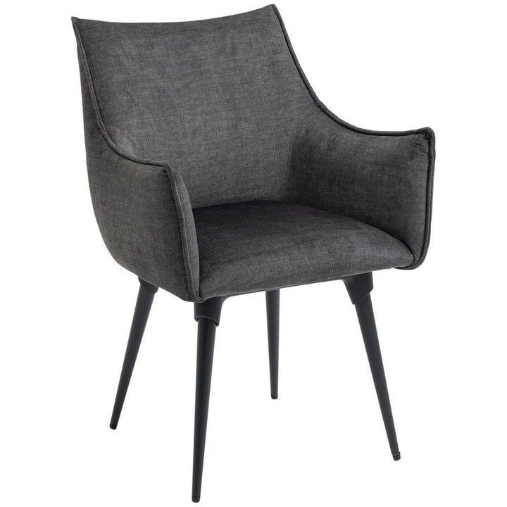 S0671102976 - Modern Armchairs with Steel Legs Accent Chairs for Living Room and Bedroom Grey - Coa Living