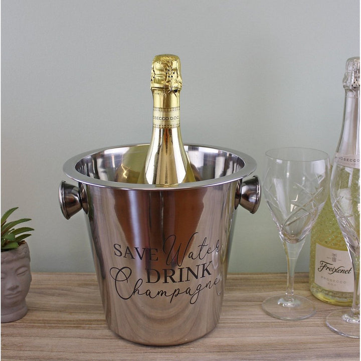 S0671124164 - Savora Stainless Steel Champagne Bucket With Handles - Coa Living