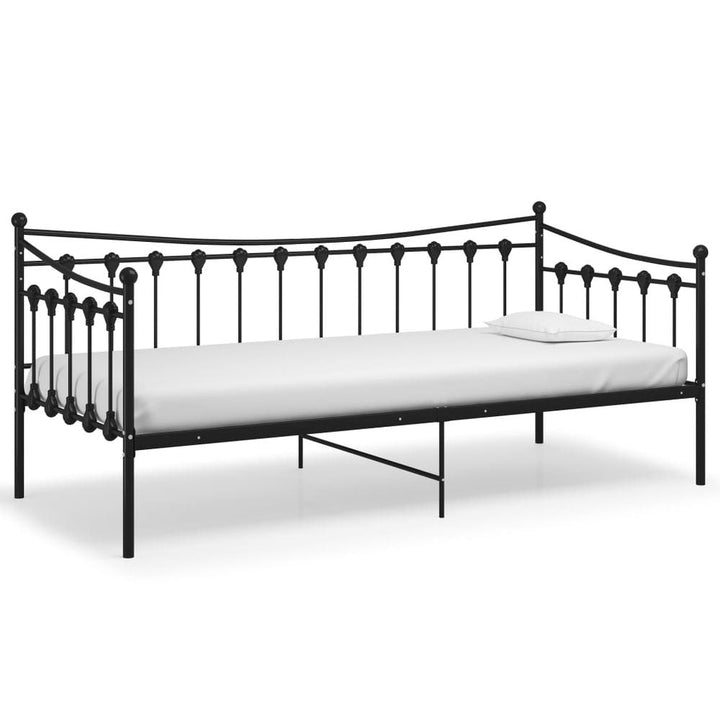 S0671169903 - Sofa Bed Frame Black Metal 90x200 cm - Coa Living