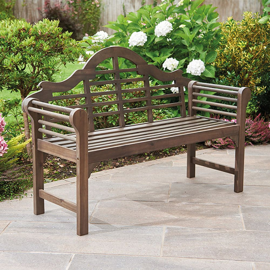 S0671362524 - Lutyens Style Bench - Chestnut - Coa Living