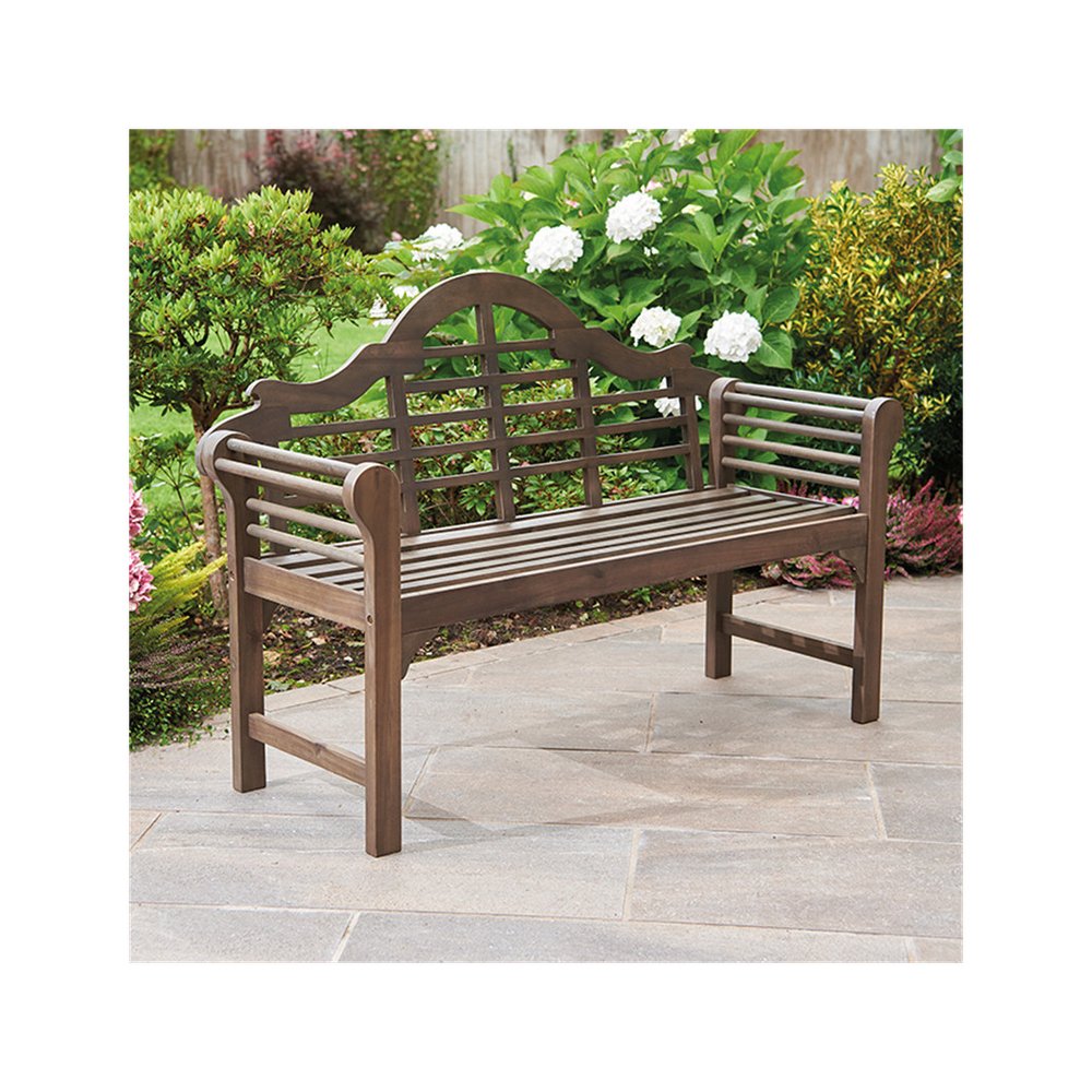 S0671362524 - Lutyens Style Bench - Chestnut - Coa Living