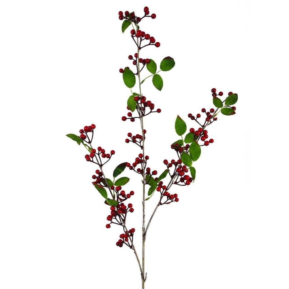 S0671382015 - 6 x 80cm Artificial Red Christmas Berry Spray - Coa Living