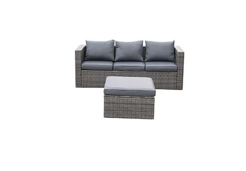 S0671444638 - RATTAN SOFA SET - Coa Living