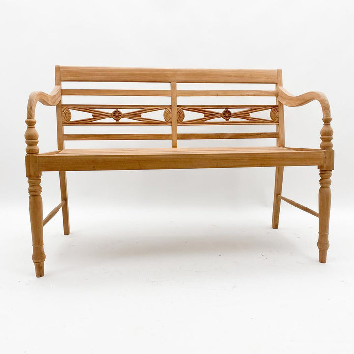 S0671444656 - 120CM 2 SEAT BATAVIA BENCH - Coa Living