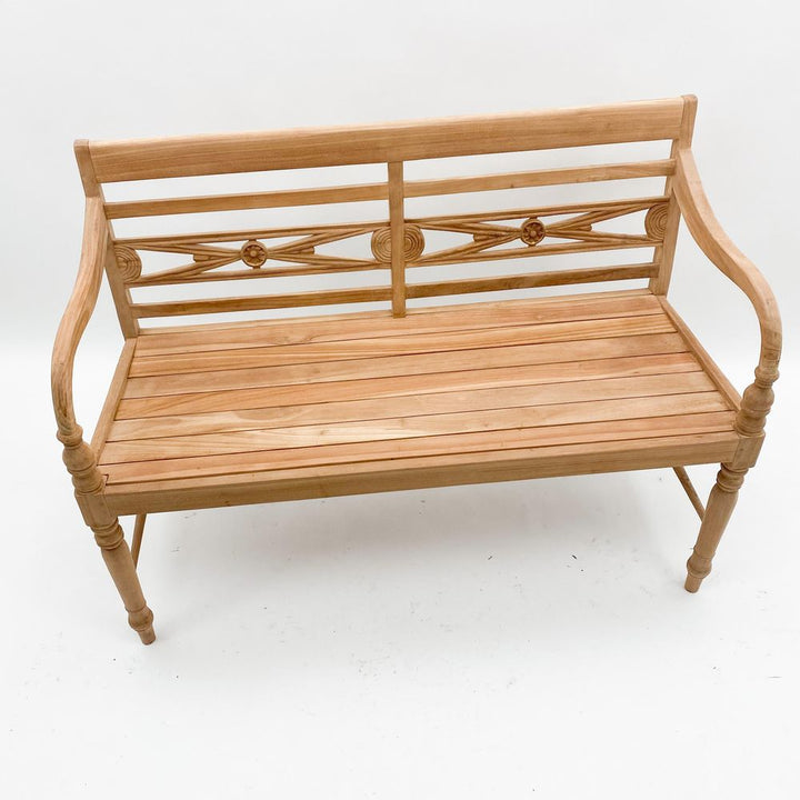 S0671444656 - 120CM 2 SEAT BATAVIA BENCH - Coa Living