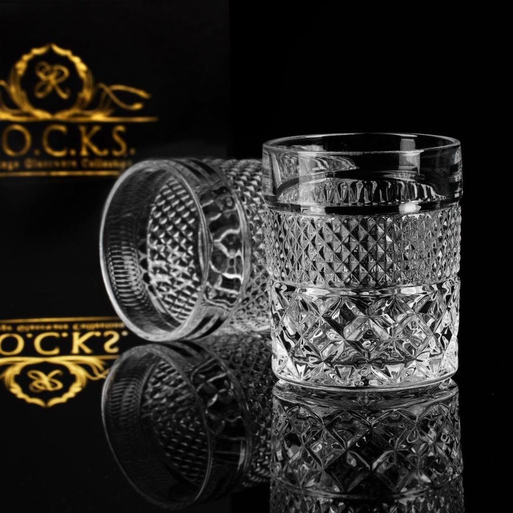 S0671504667 - R.O.C.K.S Whiskey Stones The Privilege Collection - Admiral Glasses - Coa Living