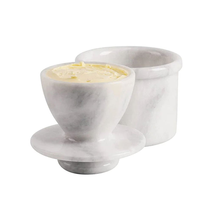 S0671529641 - Natural Marble Butter Keeper - White - Coa Living