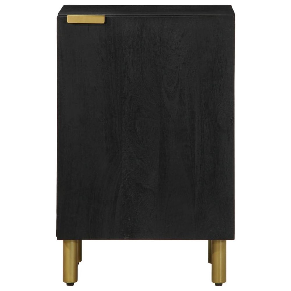 S0671548428 - vidaXL Bathroom Cabinet Black 38x33x58 cm Engineered Wood - Coa Living