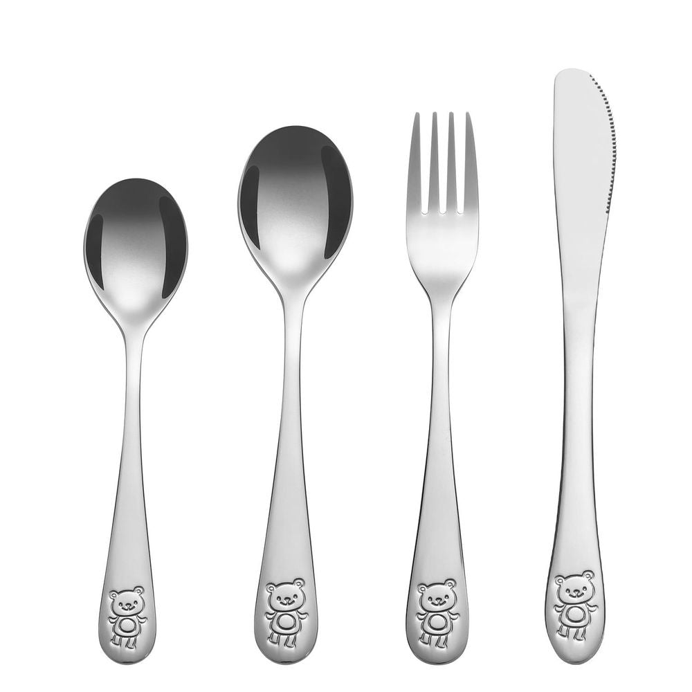 S067935822 - Vinsani 4pcs Jungle Kids Cutlery Set 0010002 - Coa Living