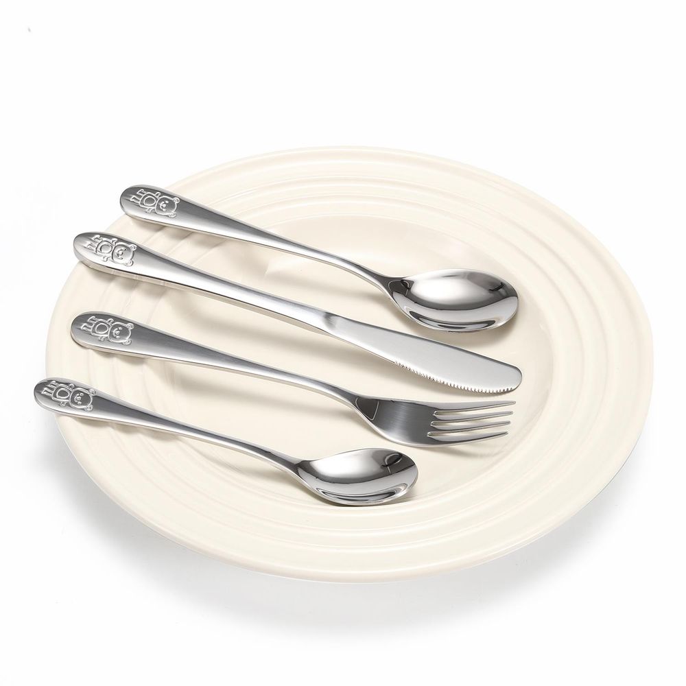 S067936061 - Vinsani 4pcs Jungle Kids Cutlery Set 0010002 X 2 - Coa Living